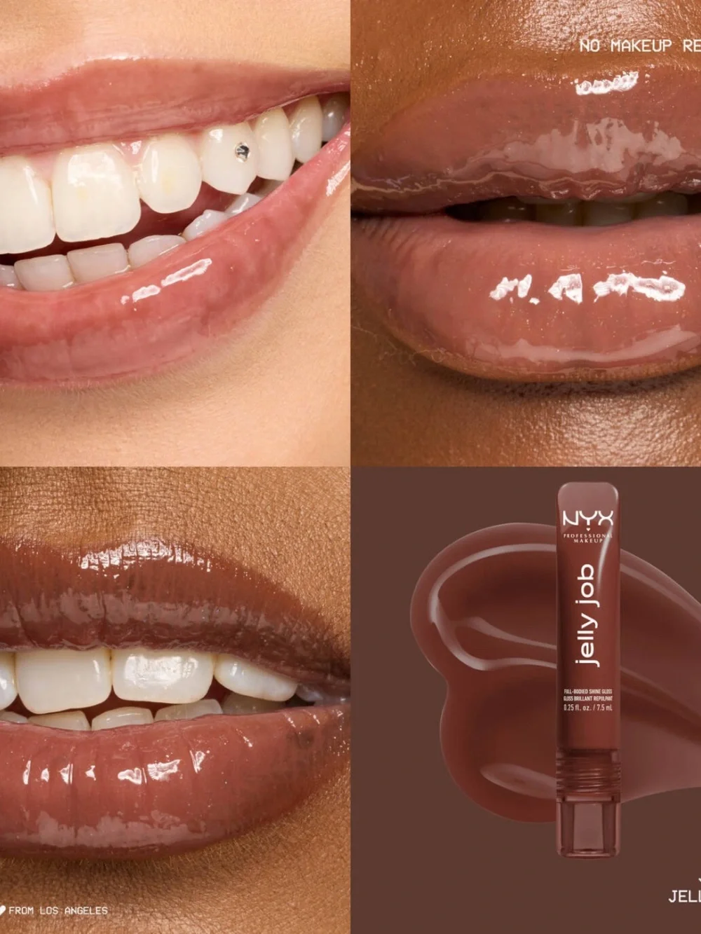 NYX Jelly Job Full-Bodied Shine Gloss — Chocolate Brown